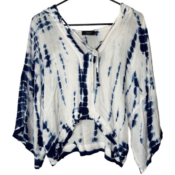 |EUC| VICI Tie Dye Flutter Boho Hooded Top - Picture 1 of 6